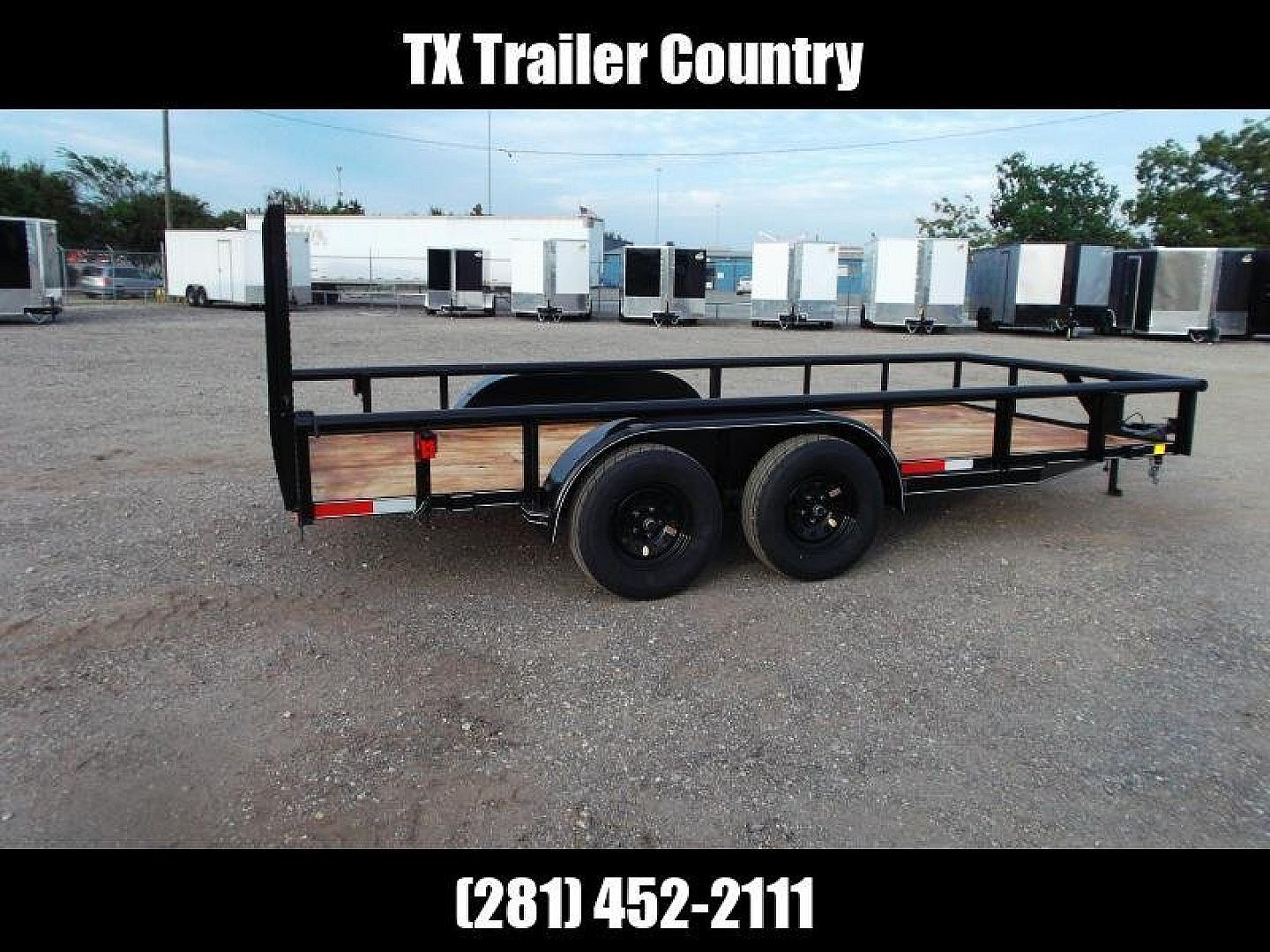 New 2026 J&C Trailers 83x14 Tandem Utility Trailer / Pipetop / 4ft Ramp Gate / Electric Brakes / 2" Bulldog Coupler
