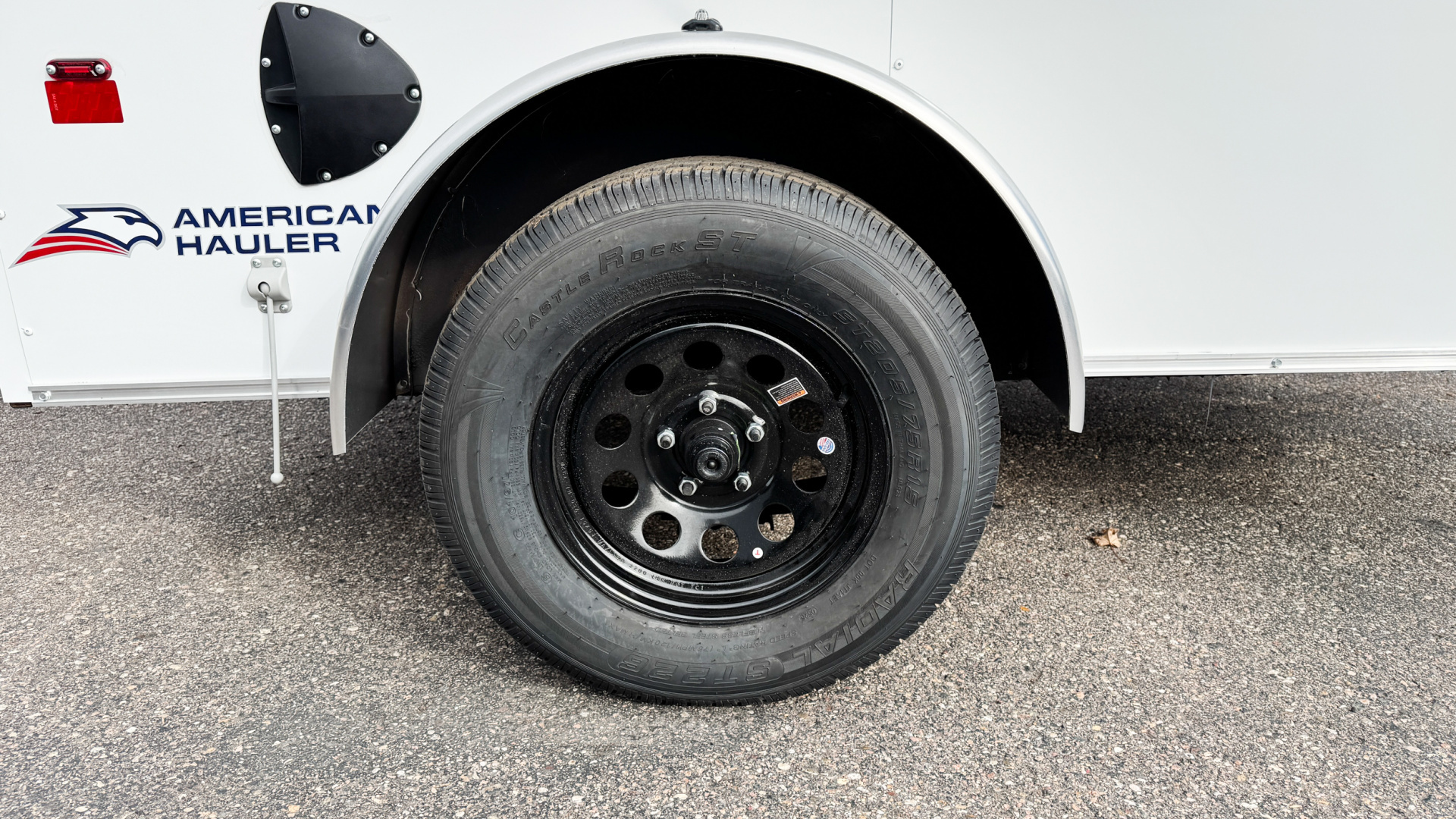 New American Hauler 5X8 Enclosed Trailer -- Single Swing Door!