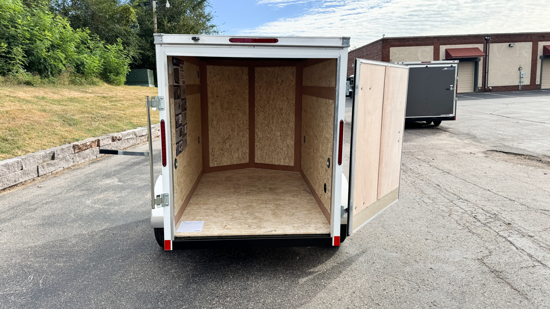 New American Hauler 5X8 Enclosed Trailer -- Single Swing Door!
