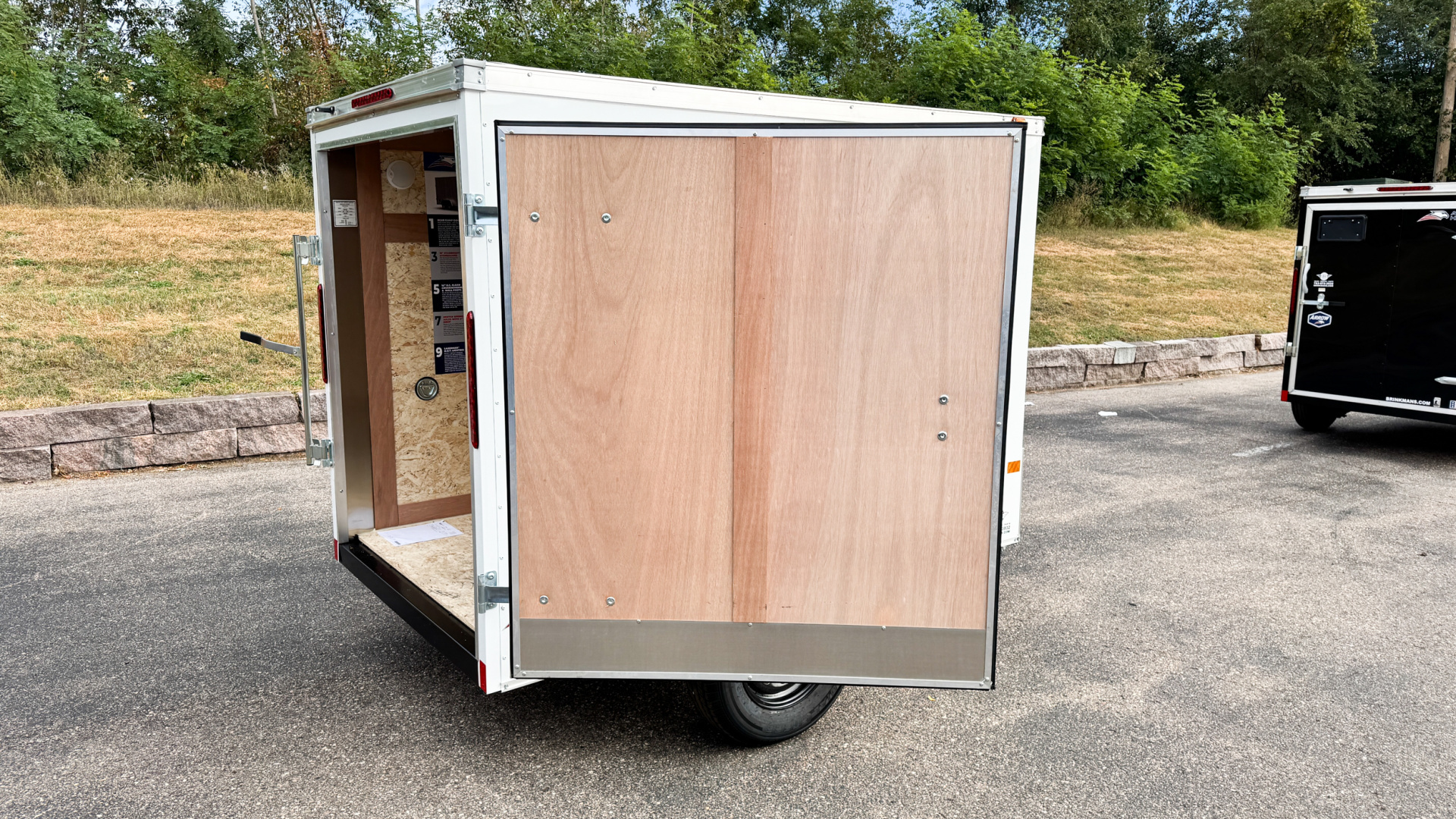 New American Hauler 5X8 Enclosed Trailer -- Single Swing Door!