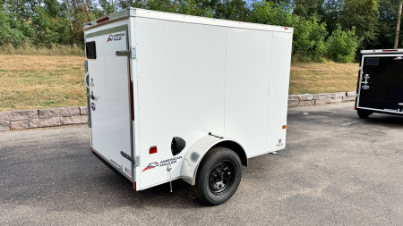 New American Hauler 5X8 Enclosed Trailer -- Single Swing Door!
