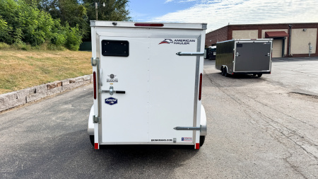 New American Hauler 5X8 Enclosed Trailer -- Single Swing Door!
