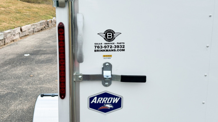 New American Hauler 5X8 Enclosed Trailer -- Single Swing Door!