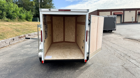 New American Hauler 5X8 Enclosed Trailer -- Single Swing Door!