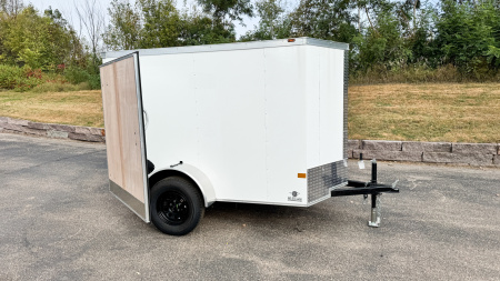 New American Hauler 5X8 Enclosed Trailer -- Single Swing Door!