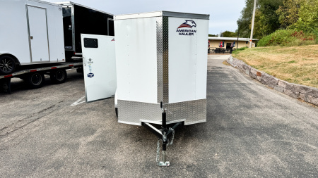 New American Hauler 5X8 Enclosed Trailer -- Single Swing Door!