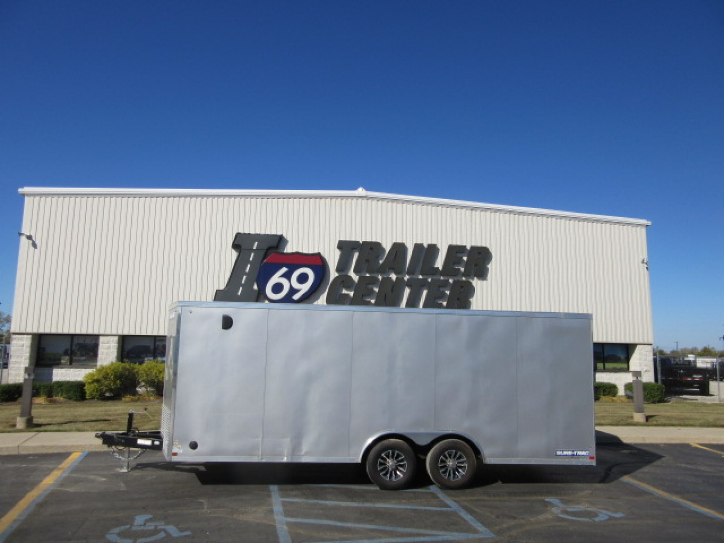 Used 2024 Sure-Trac 8.5 x 20 Pro Series STWCH10220TA-100 Car / Racing Trailer 10K / Spare Tire / Floor Mounted E-Track
