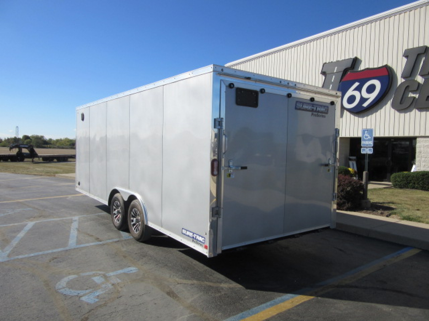 Used 2024 Sure-Trac 8.5 x 20 Pro Series STWCH10220TA-100 Car / Racing Trailer 10K / Spare Tire / Floor Mounted E-Track