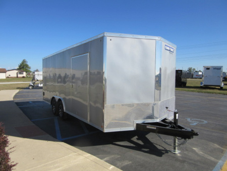 Used 2024 Sure-Trac 8.5 x 20 Pro Series STWCH10220TA-100 Car / Racing Trailer 10K / Spare Tire / Floor Mounted E-Track