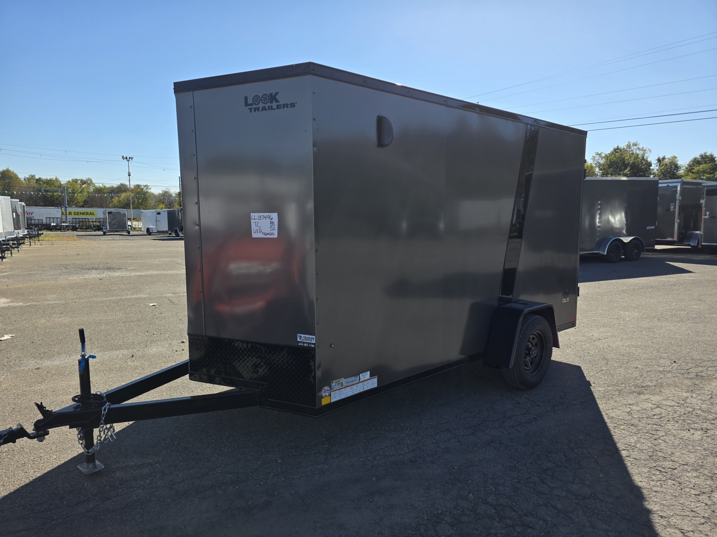 New 2026 Look Trailers ST DLX - 6X12 - BLK OUT Cargo / Enclosed Trailer