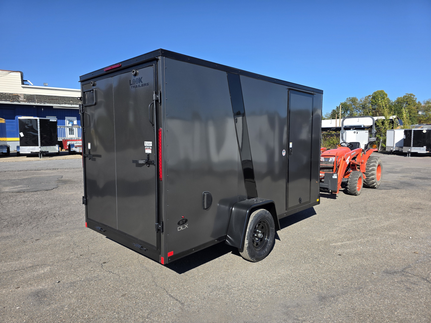 New 2026 Look Trailers ST DLX - 6X12 - BLK OUT Cargo / Enclosed Trailer