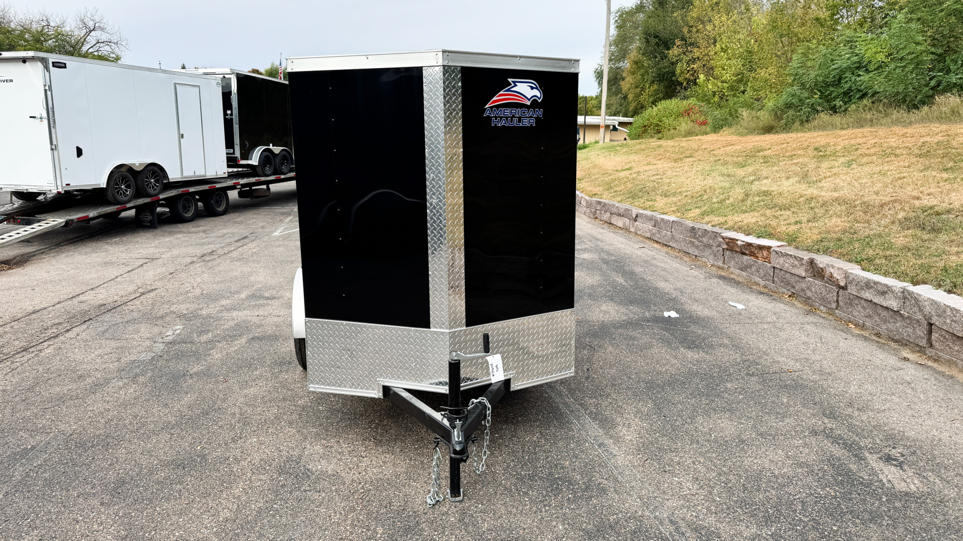 New American Hauler 5X8 Enclosed Trailer -- Single Swing Door!