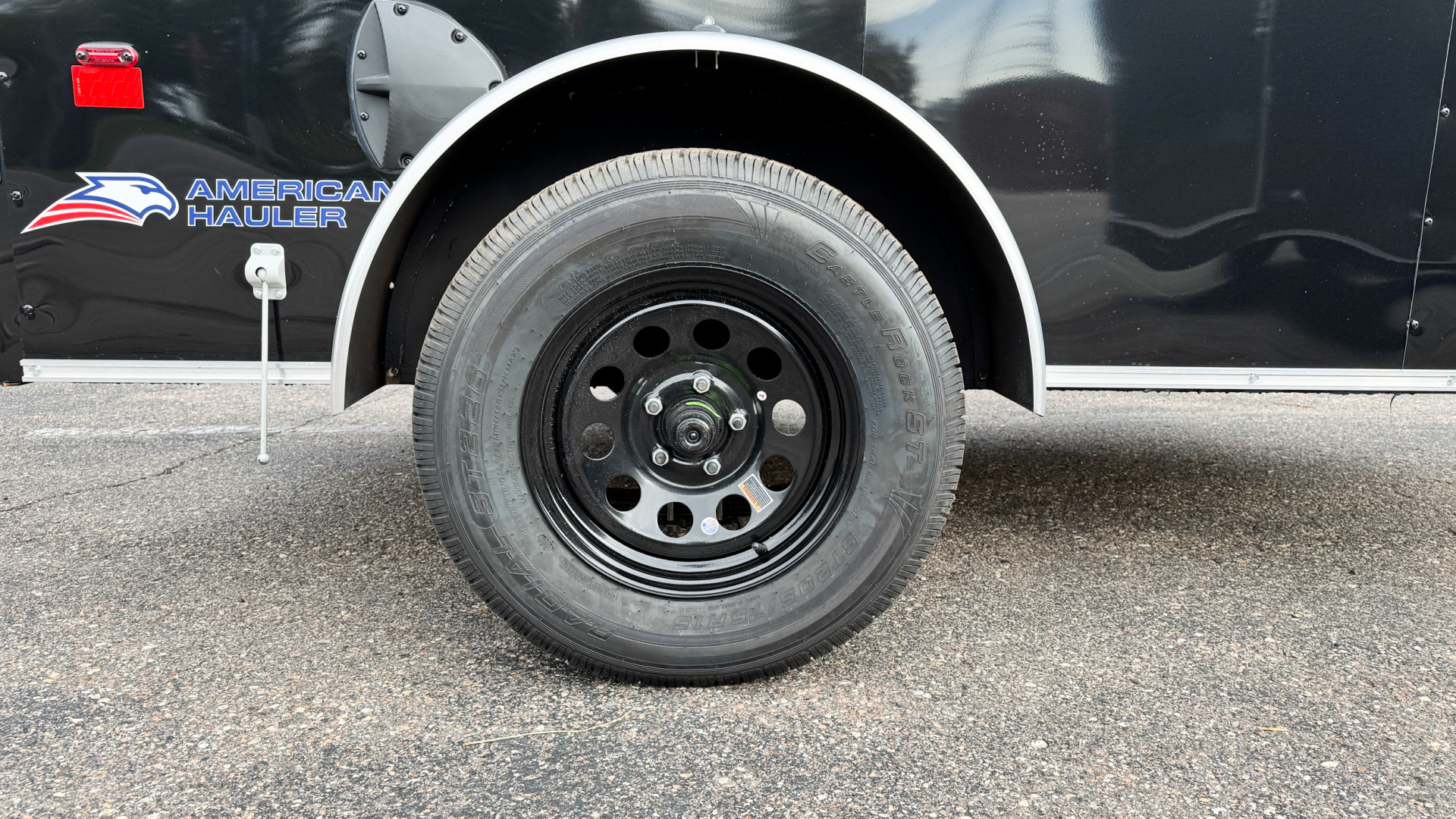 New American Hauler 5X8 Enclosed Trailer -- Single Swing Door!