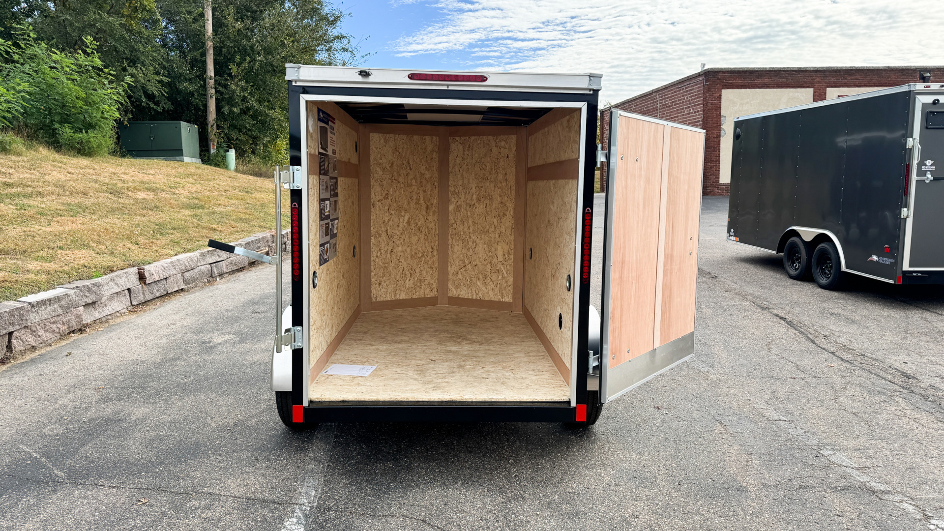 New American Hauler 5X8 Enclosed Trailer -- Single Swing Door!