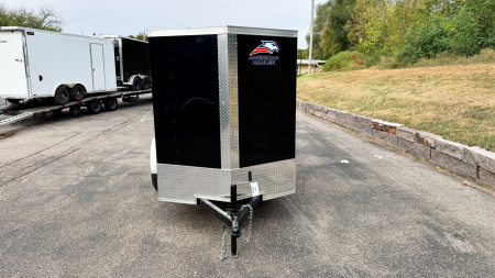 New American Hauler 5X8 Enclosed Trailer -- Single Swing Door!