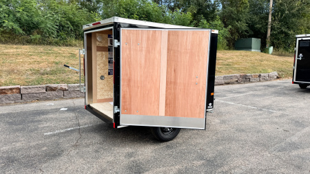 New American Hauler 5X8 Enclosed Trailer -- Single Swing Door!