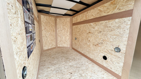 New American Hauler 5X8 Enclosed Trailer -- Single Swing Door!