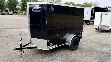 New American Hauler 5X8 Enclosed Trailer -- Single Swing Door!