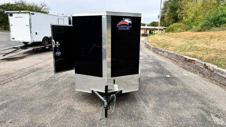 New American Hauler 5X8 Enclosed Trailer -- Single Swing Door!