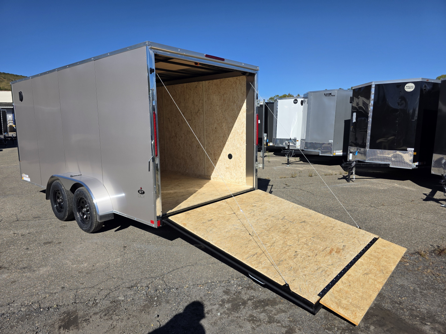 New 2026 Look Trailers ST DLX 7X16 7K - RAMP Cargo / Enclosed Trailer