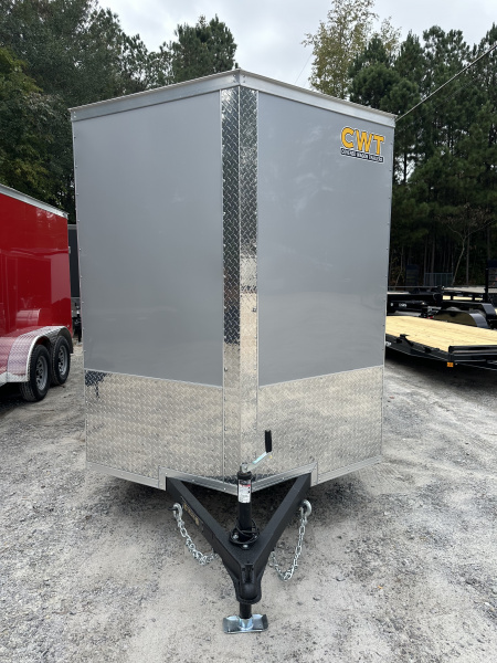 New 2026 6X12 COVERED WAGON SINGLE AXLE ENCLOSED TRAILER WITH BARN DOORS