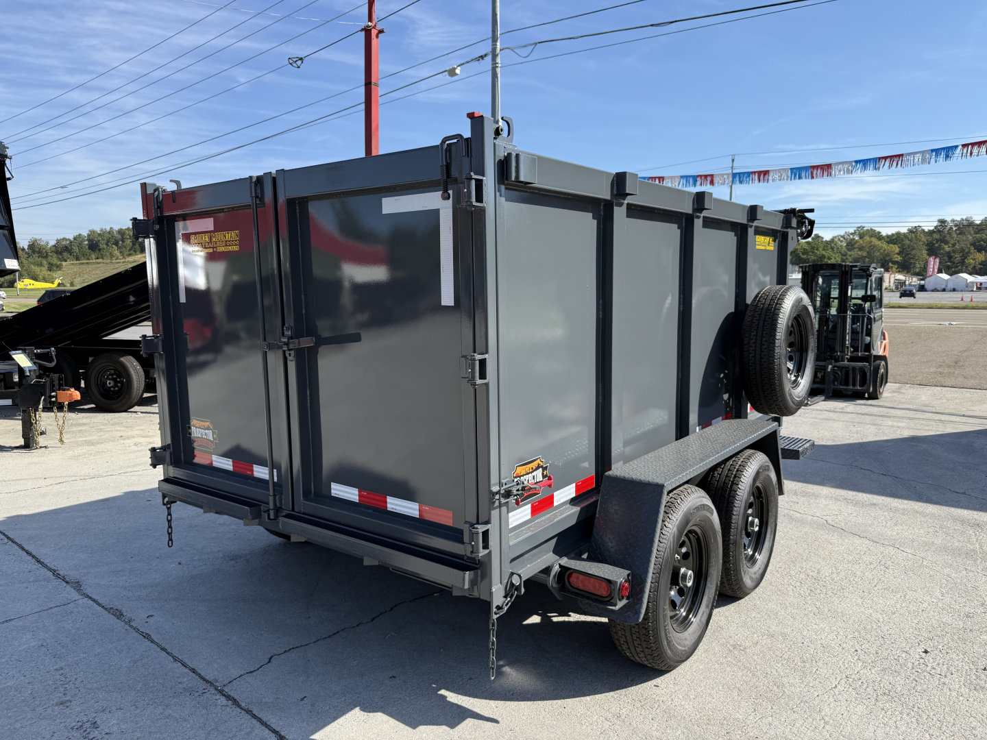 New 2026 Covered Wagon Trailers 6X10 DUMP Dump Trailer