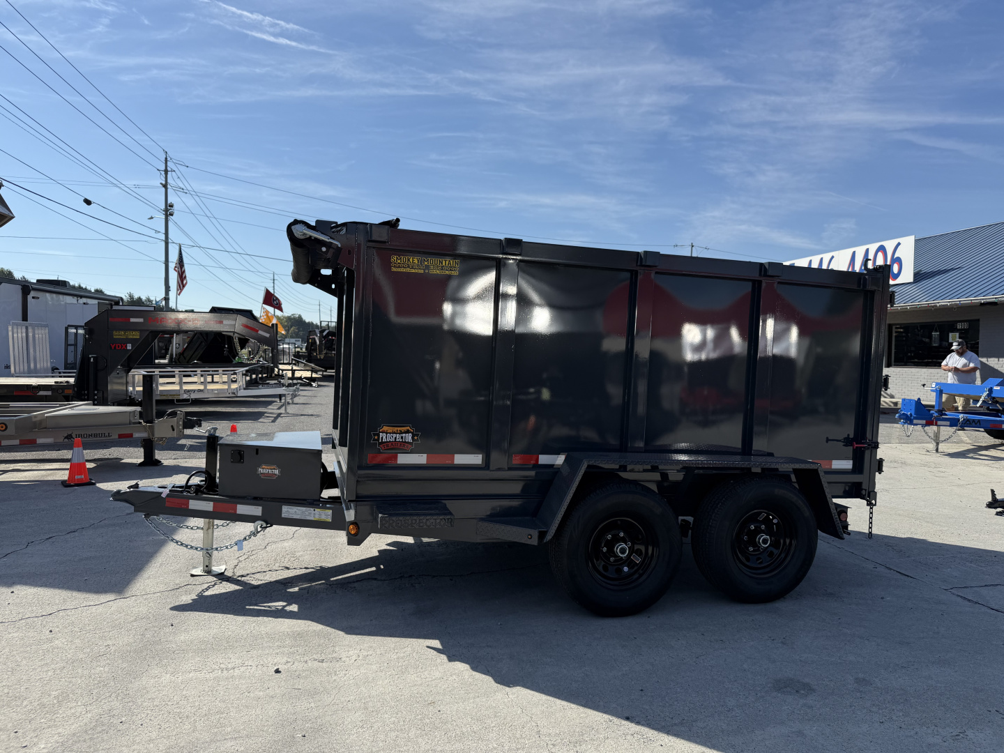 New 2026 Covered Wagon Trailers 6X10 DUMP Dump Trailer