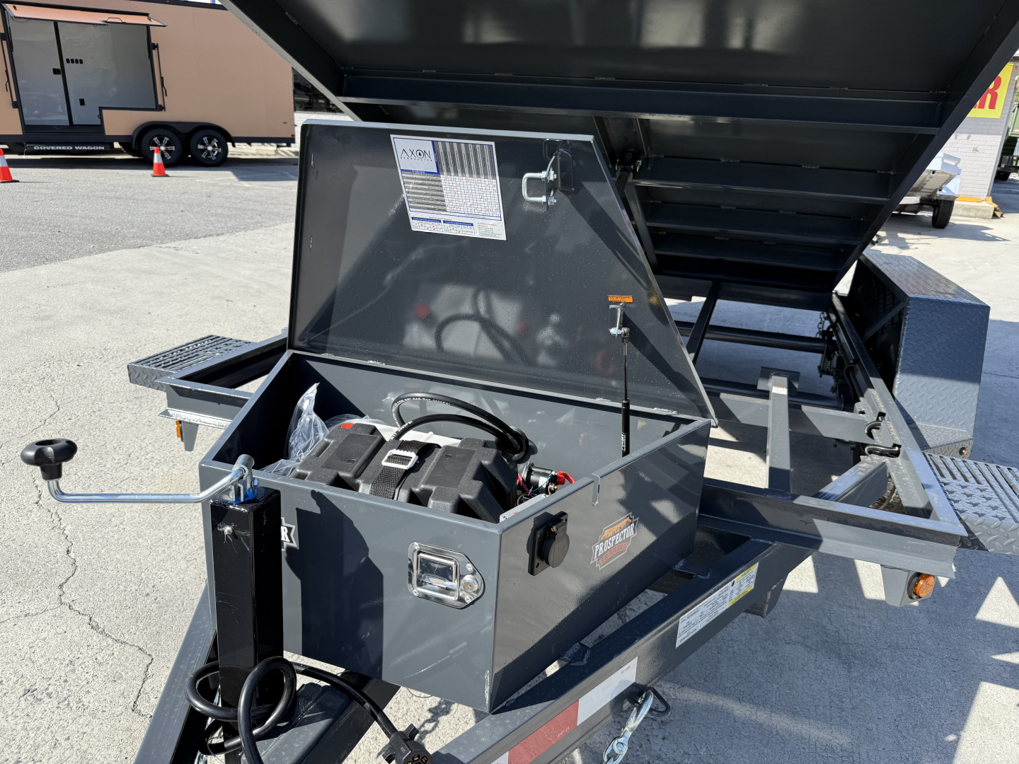 New 2026 Covered Wagon Trailers 6X10 DUMP Dump Trailer