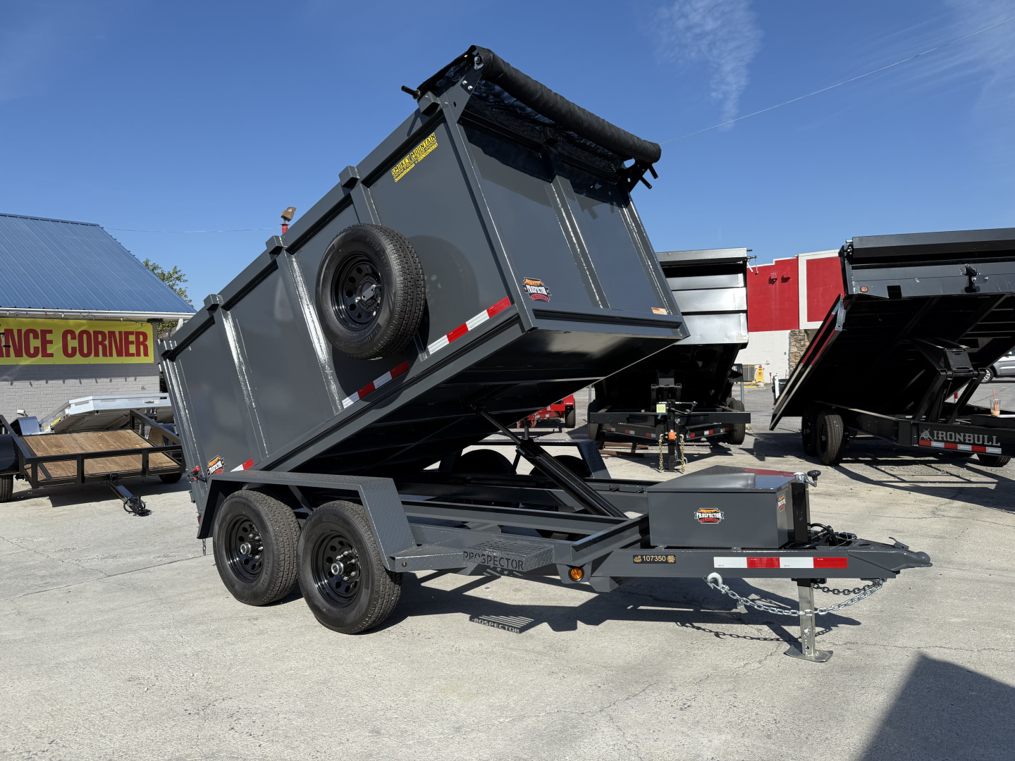 New 2026 Covered Wagon Trailers 6X10 DUMP Dump Trailer