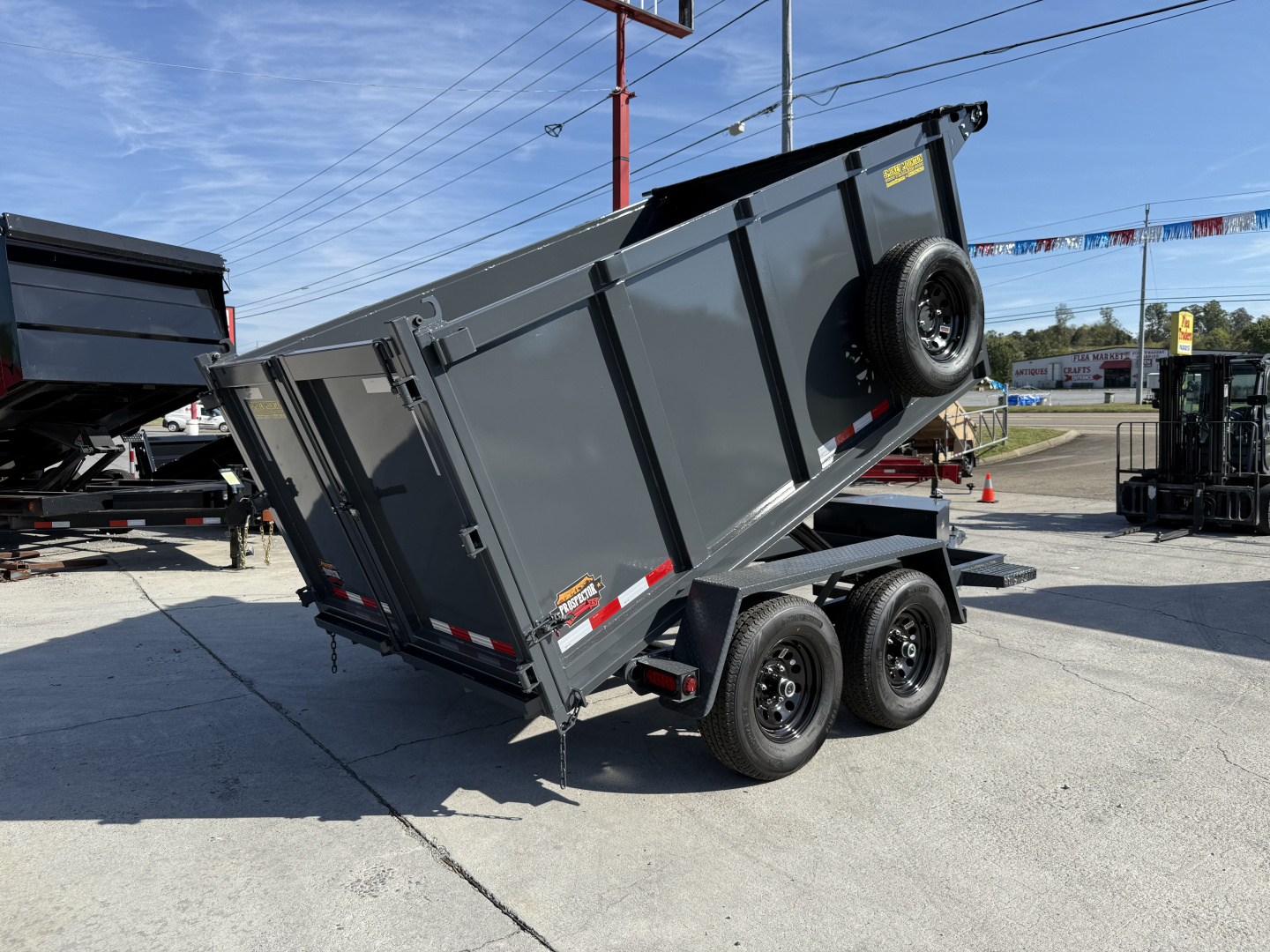 New 2026 Covered Wagon Trailers 6X10 DUMP Dump Trailer