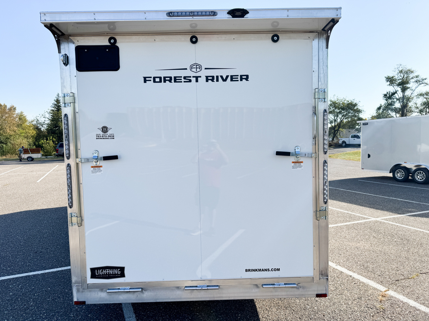 New 2026 Lightning 7.5x29 Snow/ Enclosed Trailer