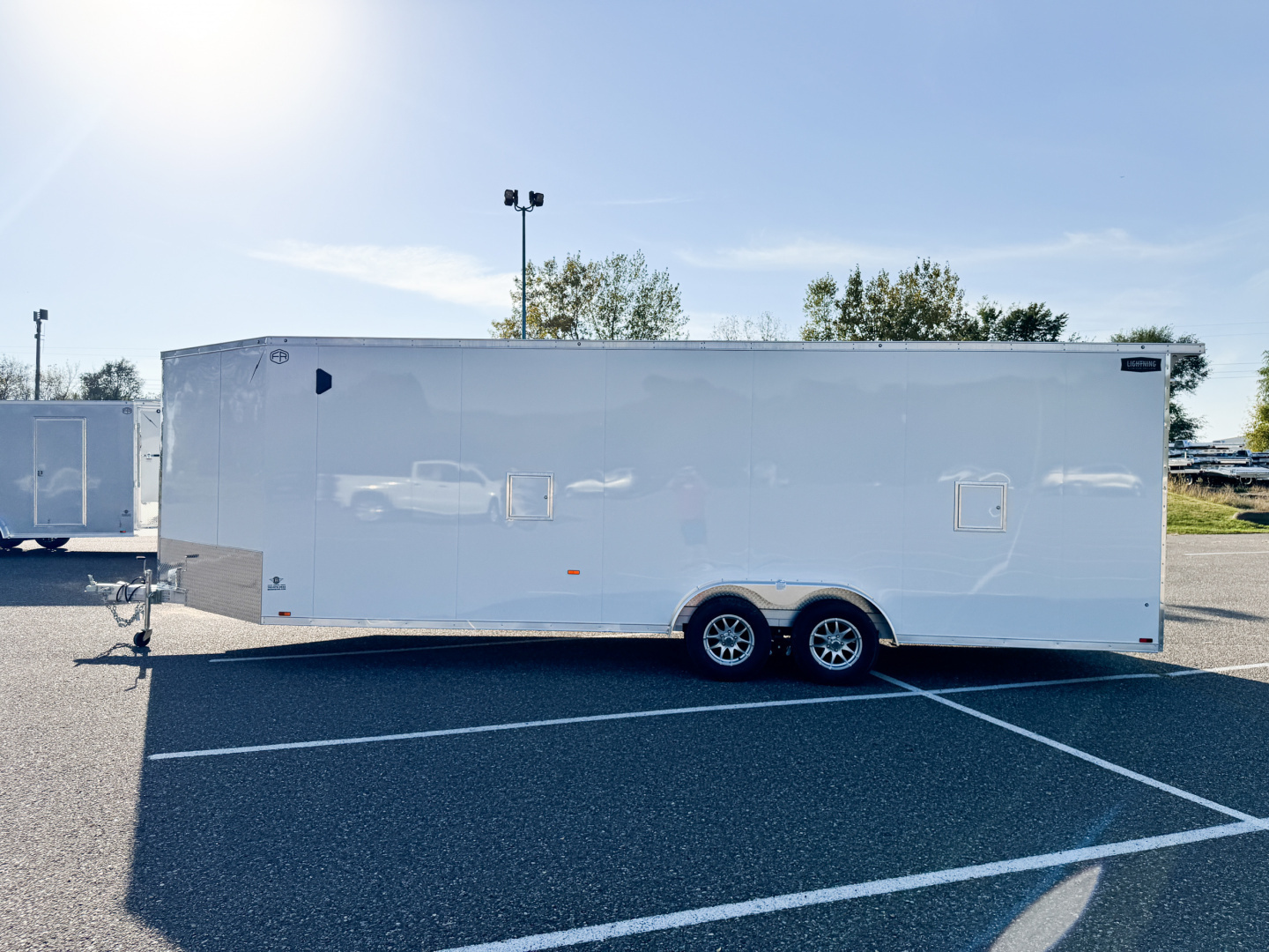 New 2026 Lightning 7.5x29 Snow/ Enclosed Trailer