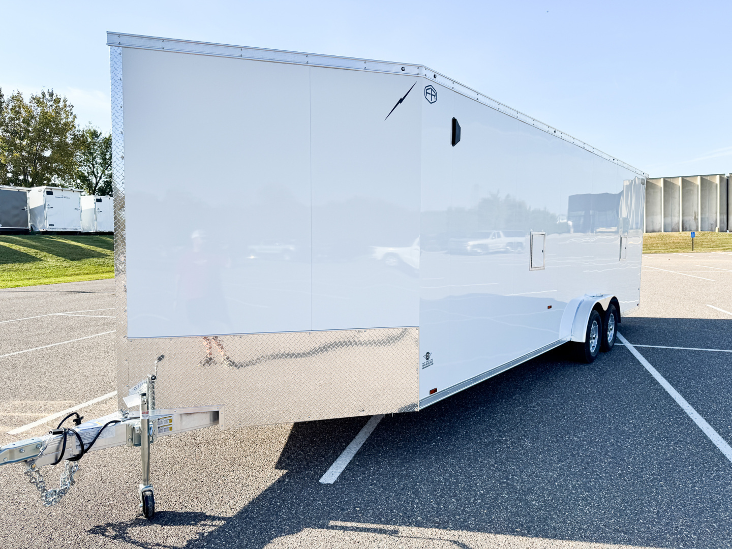 New 2026 Lightning 7.5x29 Snow/ Enclosed Trailer