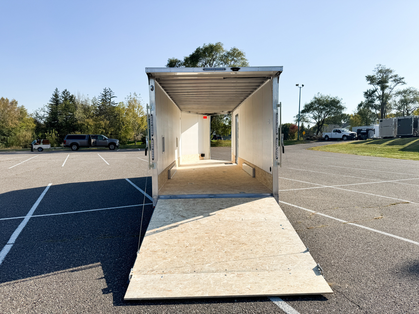 New 2026 Lightning 7.5x29 Snow/ Enclosed Trailer