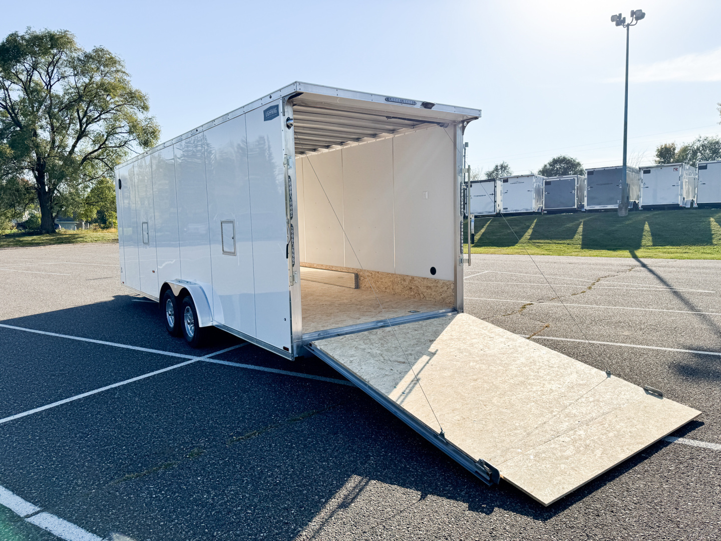 New 2026 Lightning 7.5x29 Snow/ Enclosed Trailer