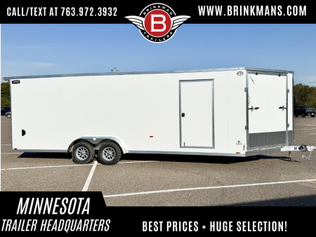 New 2026 Lightning 7.5x29 Snow/ Enclosed Trailer
