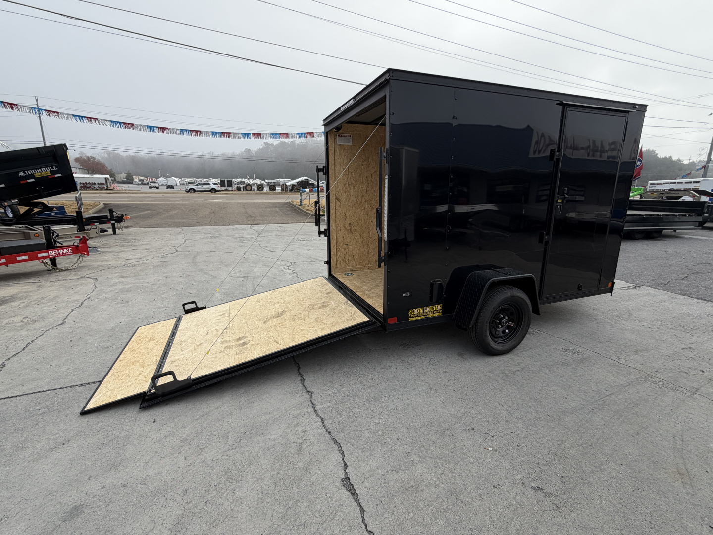 New 2026 Covered Wagon Trailers 6X10 SA B/O BAR LOCK Cargo / Enclosed Trailer