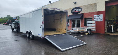 New 8.5 x 20 Sure-Trac Landscape Pro Round Top Cargo 10k/ Enclosed Car Trailer