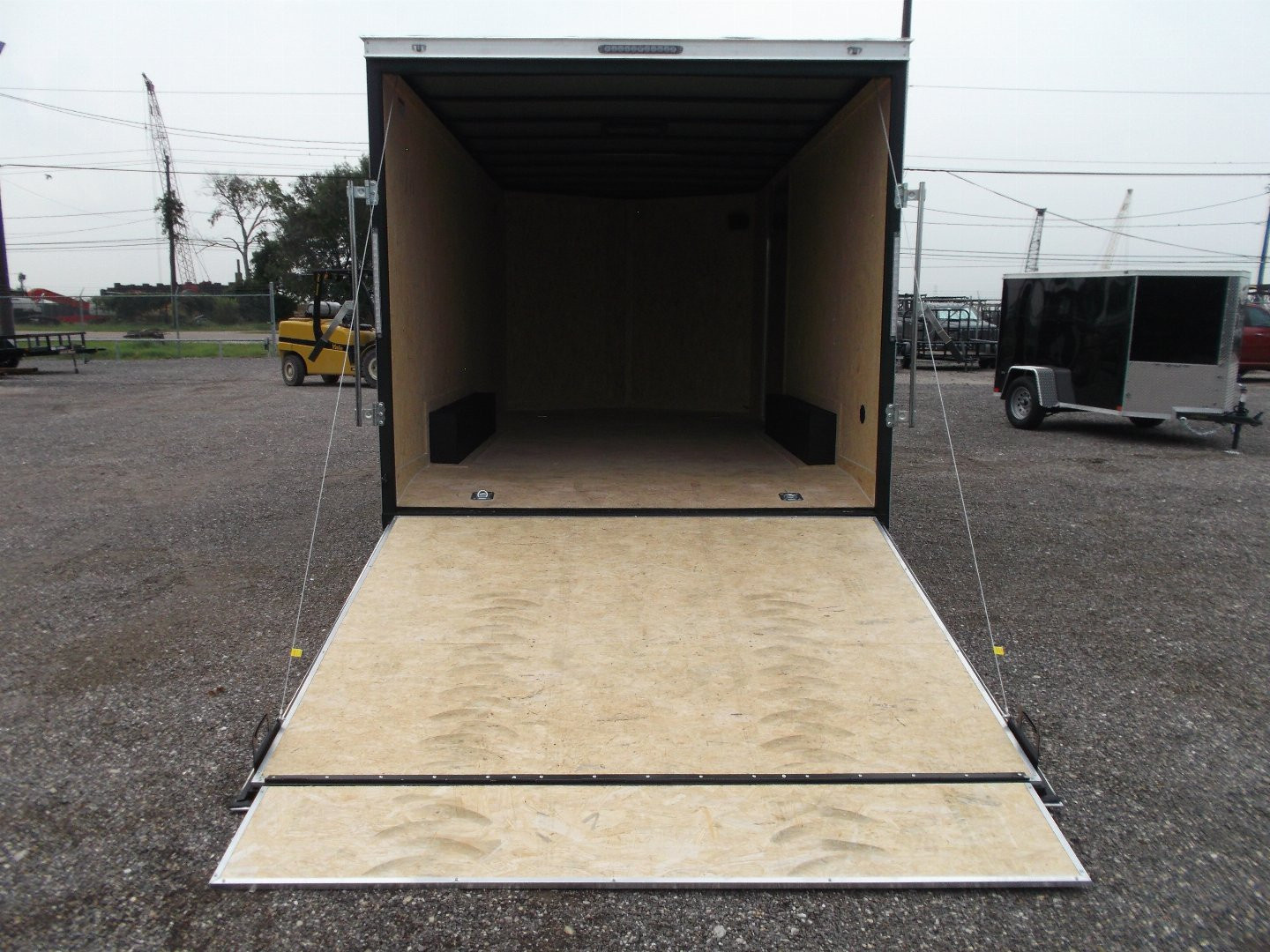 New 2026 Covered Wagon Trailers 8.5x16 Cargo Trailer / Enclosed Trailer / Car Hauler / 5200# Axles / 7ft Interior / .030 Black Semi-Screwless Exterior / Extra Wide Ramp
