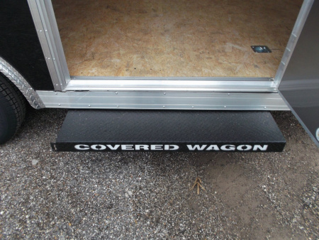 New 2026 Covered Wagon Trailers 8.5x16 Cargo Trailer / Enclosed Trailer / Car Hauler / 5200# Axles / 7ft Interior / .030 Black Semi-Screwless Exterior / Extra Wide Ramp