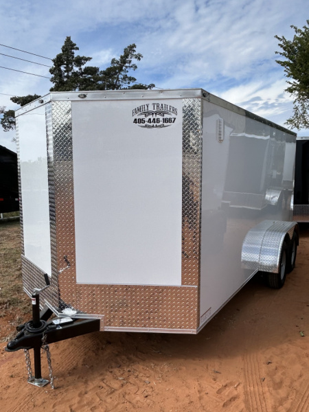 New 2025 Family Trailer 7x16 Tandem axles- Cargo / Enclosed Trailer