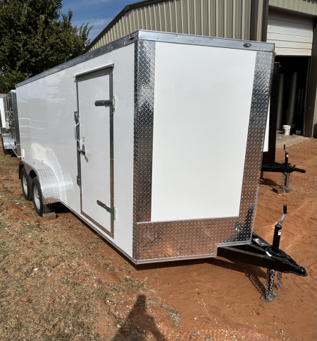 New 2025 Family Trailer 7x16 Tandem axles- Cargo / Enclosed Trailer