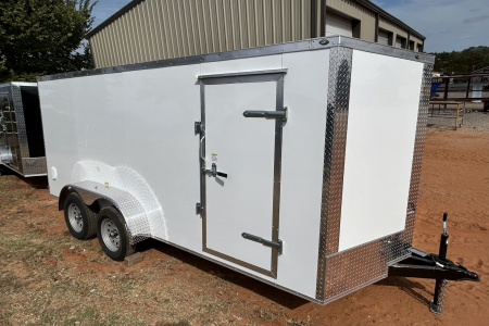 New 2025 Family Trailer 7x16 Tandem axles- Cargo / Enclosed Trailer