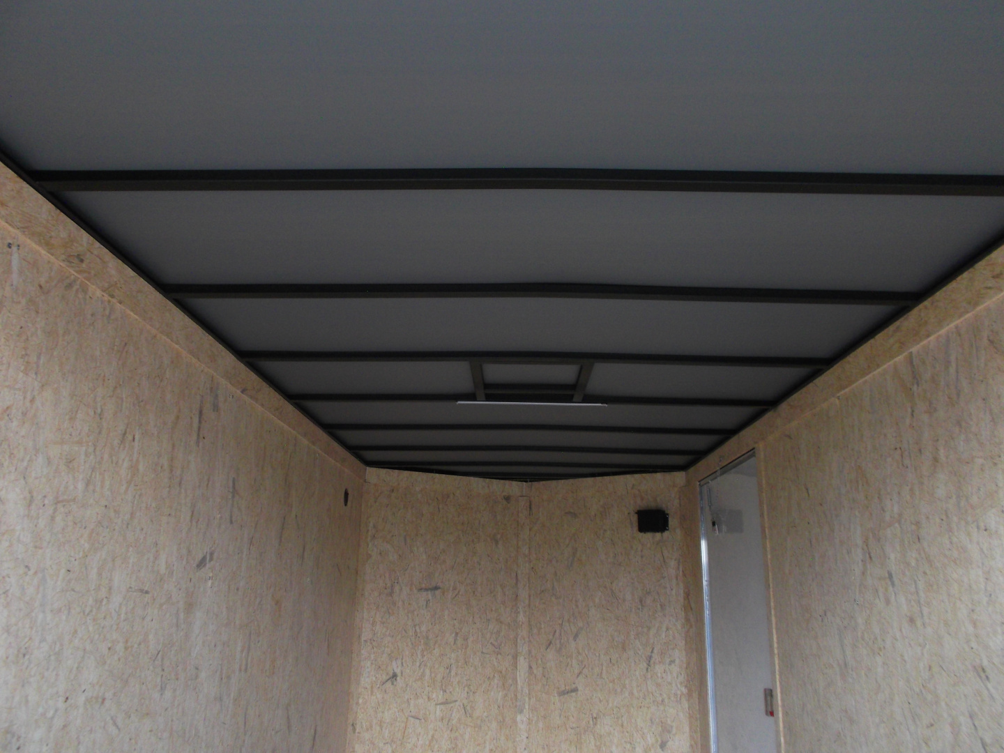 New 2026 Covered Wagon Trailers 7x16 Tandem Axle Cargo Trailer / Enclosed Trailer / 7'6" Interior / Extra Wide Ramp / 48" RV Side Door / LEDs / .030 Black Semi-Screwless Exterior