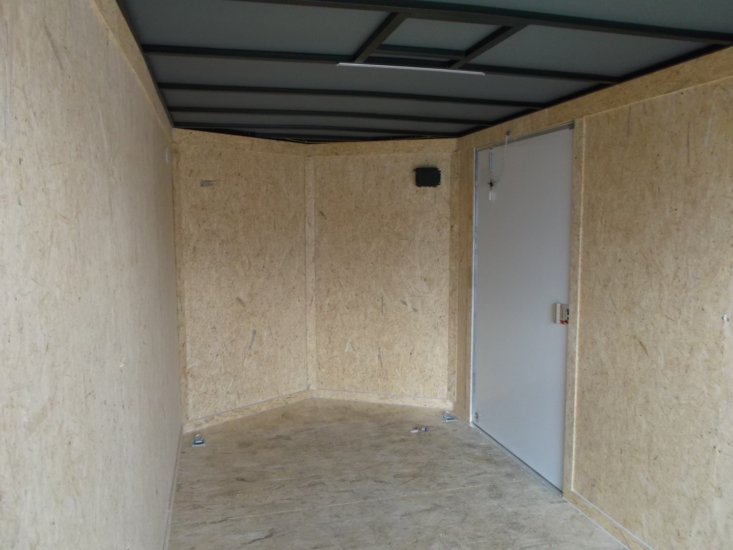 New 2026 Covered Wagon Trailers 7x16 Cargo Trailer / Enclosed Trailer / 7ft Interior / Extra Wide Ramp / 48" RV Door / .080 White Poly Core Semi-Screwless Exterior