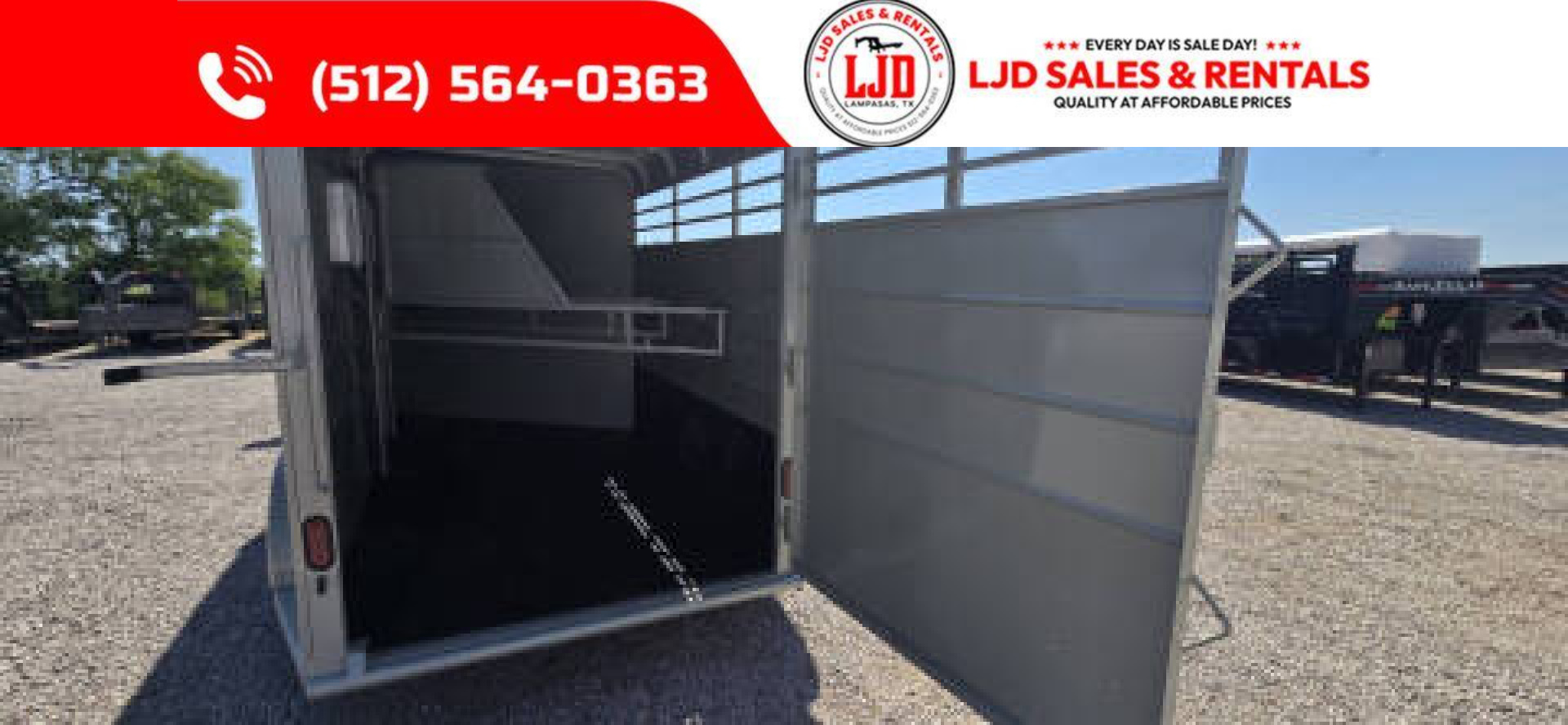 New 2025 Calico - 3 HORSE SLANT - 6'W x 16' L -
