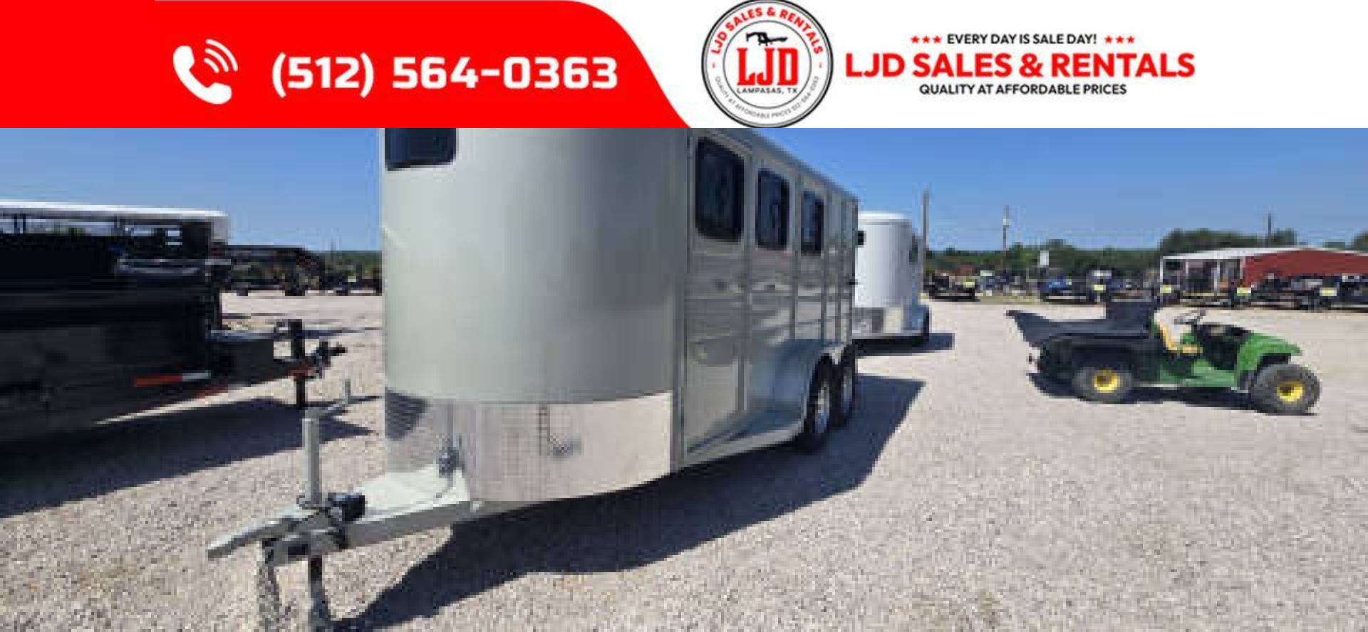 New 2025 Calico - 3 HORSE SLANT - 6'W x 16' L -
