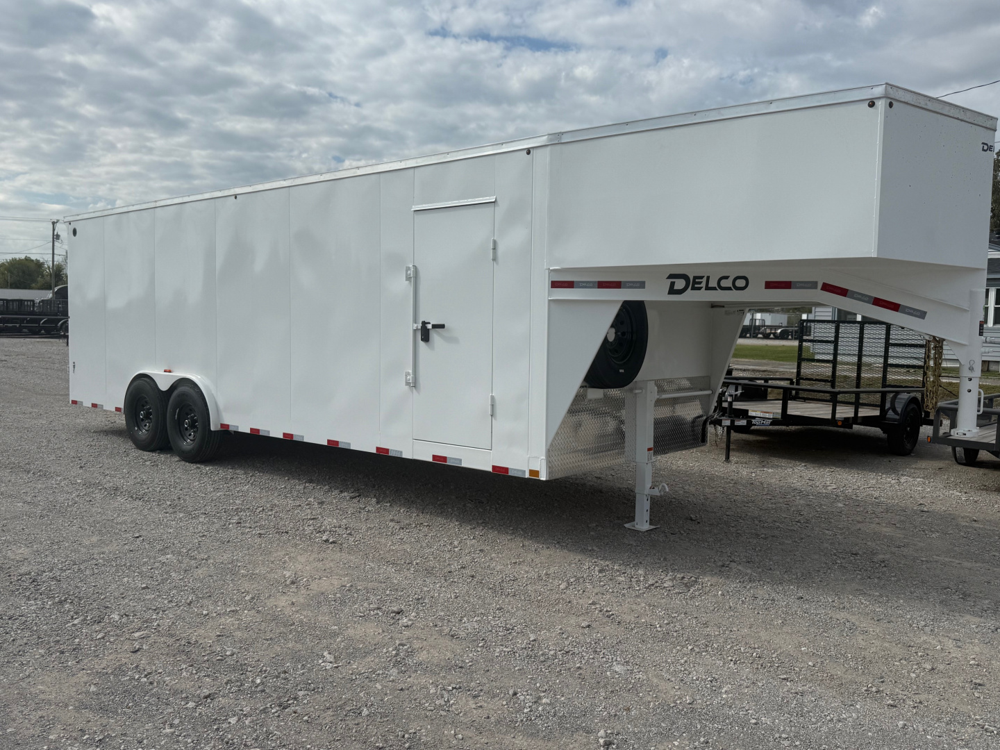 New 2026 Delco Trailers E224 Cargo / Enclosed Trailer w/ Rear Barn Doors