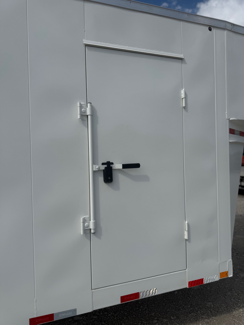 New 2026 Delco Trailers E224 Cargo / Enclosed Trailer w/ Rear Barn Doors