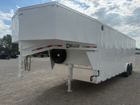 New 2026 Delco Trailers E224 Cargo / Enclosed Trailer w/ Rear Barn Doors